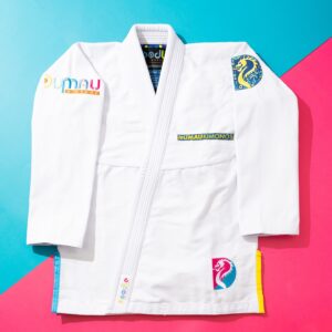 Kids Doodle Kimono - White